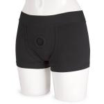 Packer Gear Strap-On Harness Boxer Shorts with Vibe Pocket