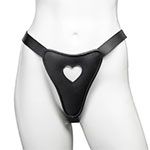 DOMINIX Deluxe Leather Lockable Female Chastity Belt