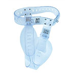 CLEAR CTRL DELUXE LOCKING CHASTITY BELT