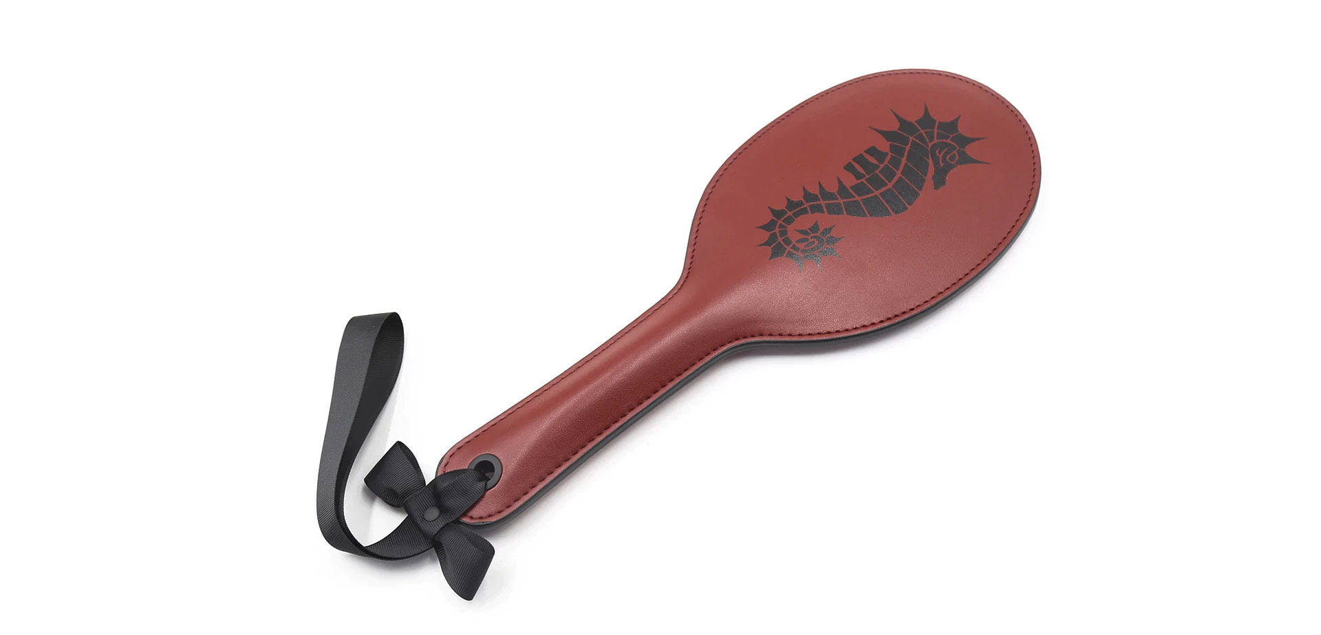 Leather Red Spanking Paddle.