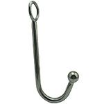 New stainless steel metal anal hook with ball hole