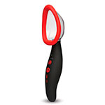 Kink Pumped Rechargeable Automatic Vibrating Pussy Pump Black-red